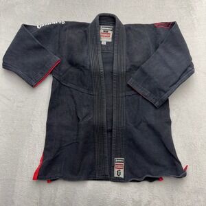 Gameness BJJ Gi Jacket Mens Size 1 Black Jiu Jitsu Kimono Professional Fightwear
